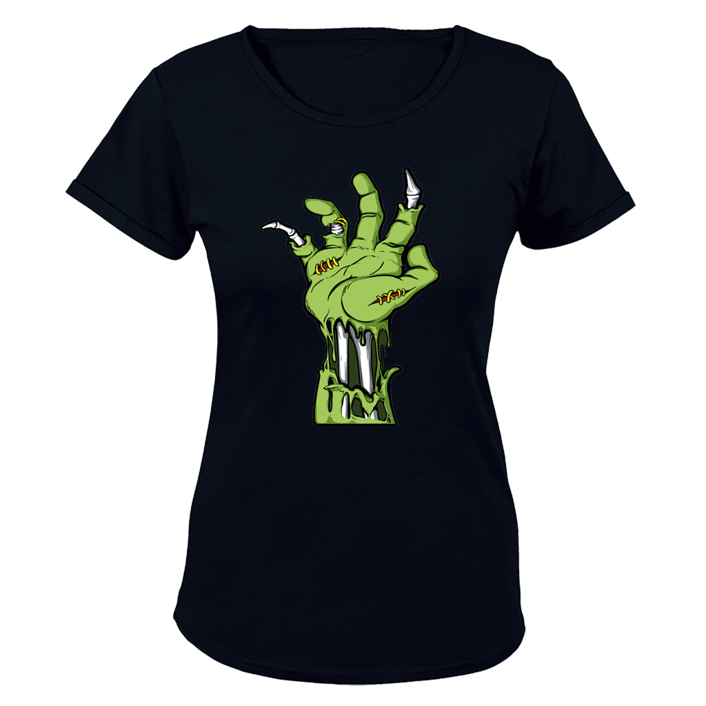 Zombie Hand - Halloween - Ladies - T-Shirt - BuyAbility South Africa