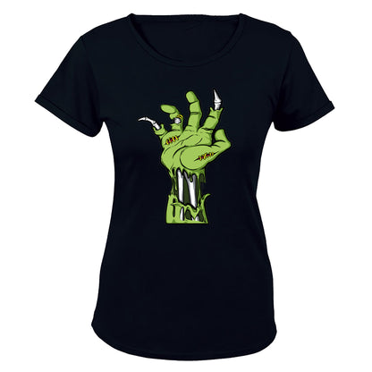 Zombie Hand - Halloween - Ladies - T-Shirt - BuyAbility South Africa