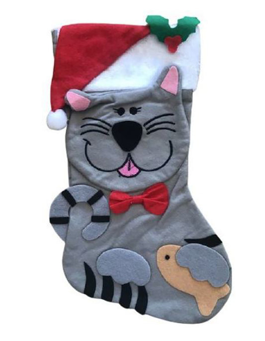 Cat Christmas Stocking