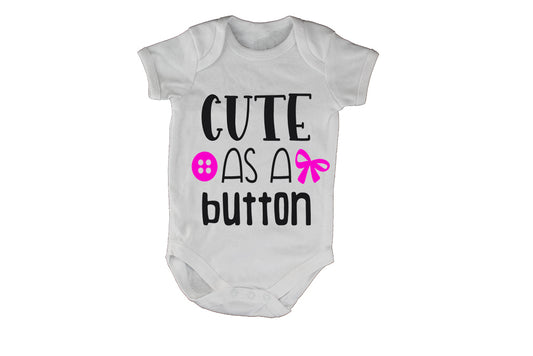 Cute as a Button!! - Baby Grow - BuyAbility South Africa