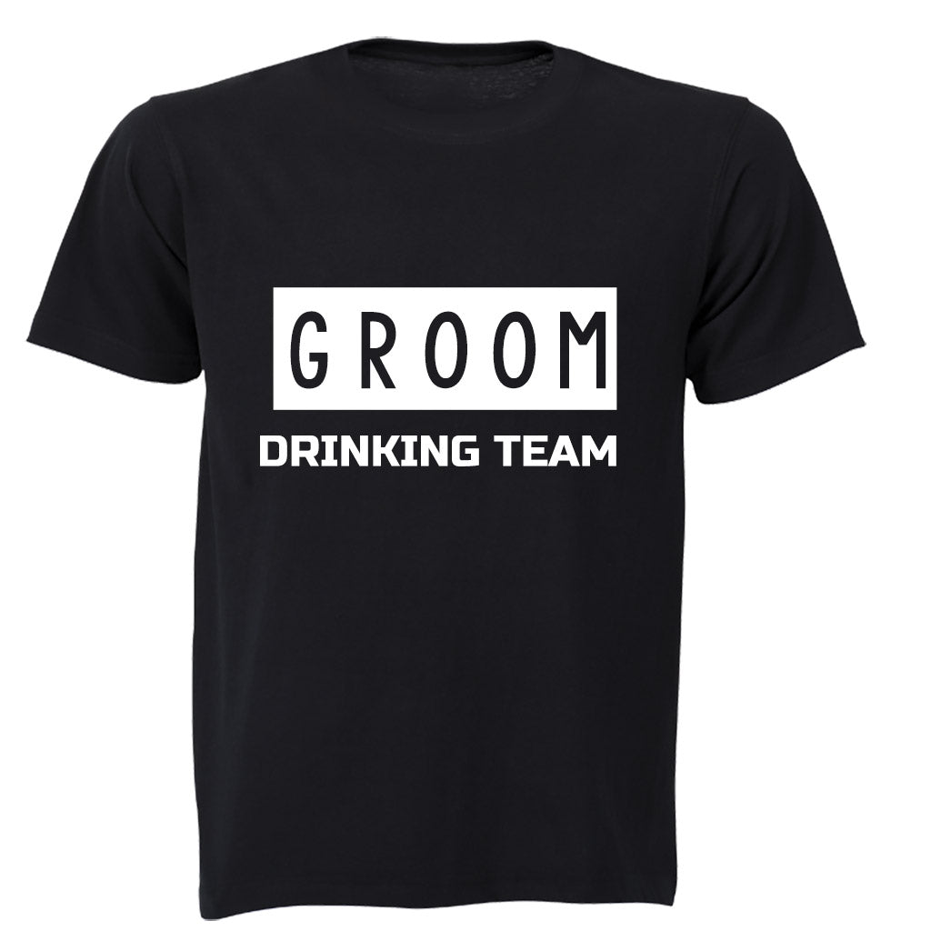 Groom - Drinking Team - Adults - T-Shirt - BuyAbility South Africa