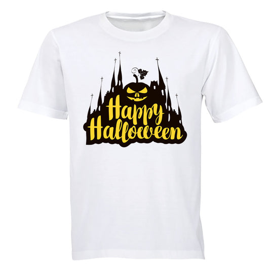 Happy Halloween - Evil Pumpkin - Adults - T-Shirt - BuyAbility South Africa