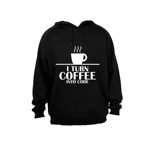 I Turn Coffee into Code - Hoodie - BuyAbility South Africa