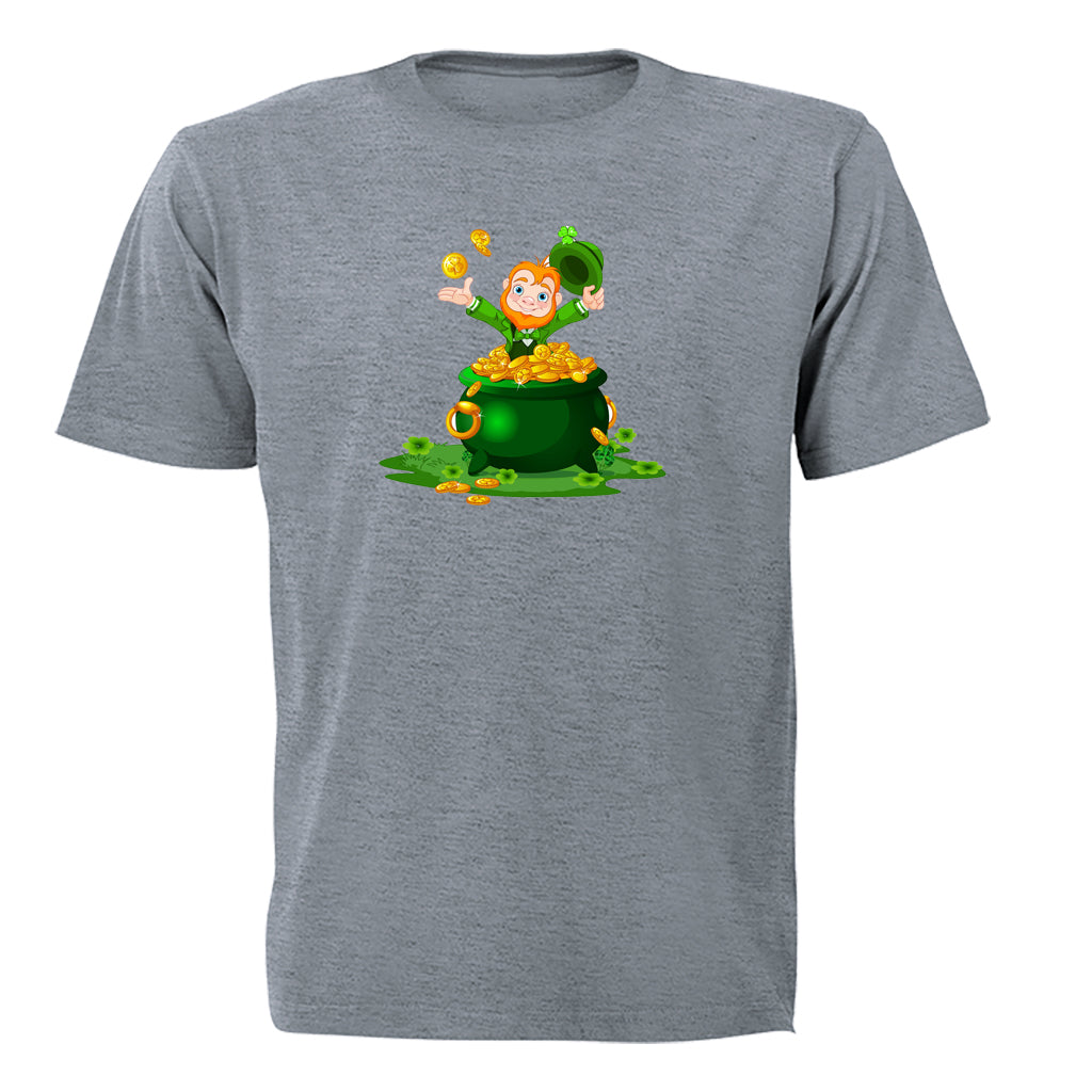 Leprechaun Pot O' Gold - St. Patrick's Day - Kids T-Shirt - BuyAbility South Africa