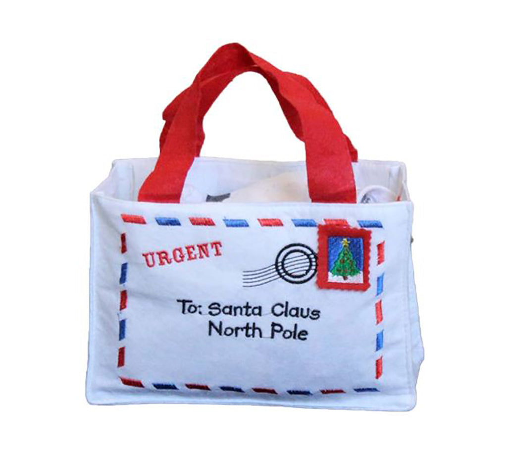 Letter Bag to Santa with White Envelope (215mm x 80mm x 160mm) - BuyAbility