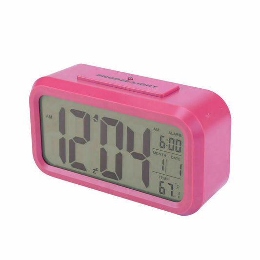Digital Alarm Clock - Pink