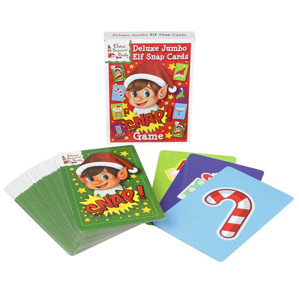 Jumbo Christmas Elf Snap Card Game