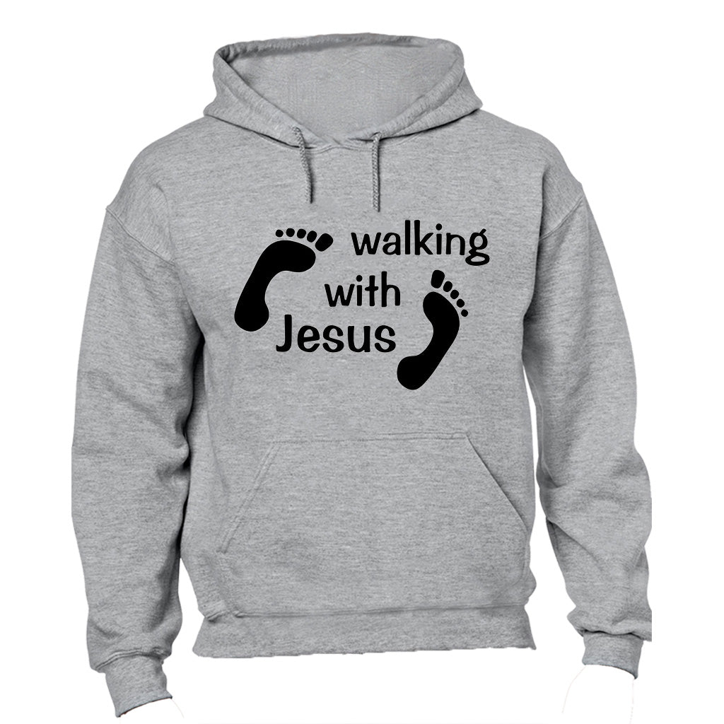 Walking with Jesus - Hoodie - BuyAbility South Africa