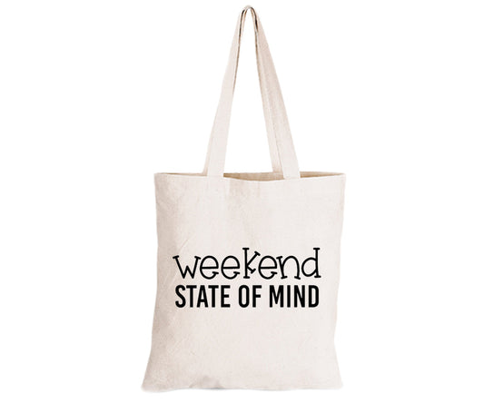 Weekend State of Mind - Eco-Cotton Natural Fibre Bag - BuyAbility South Africa